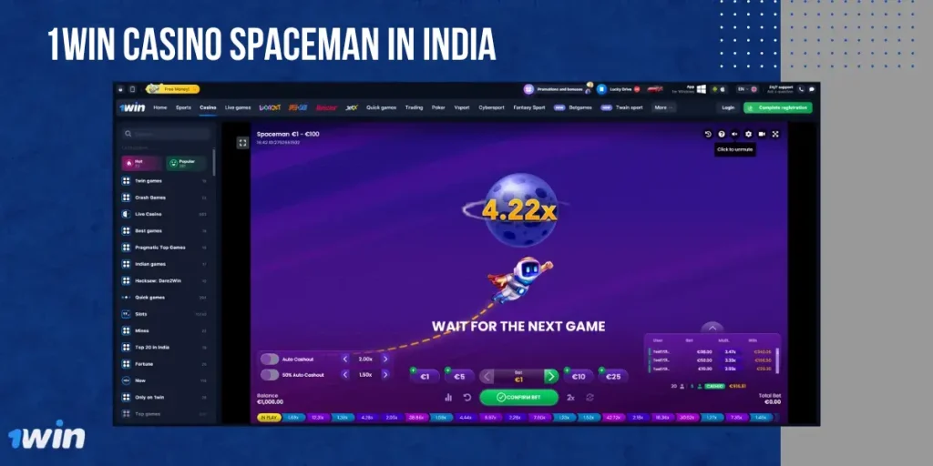 Ck444 ক্যাসিনো জুয়া Casino Spaceman in India